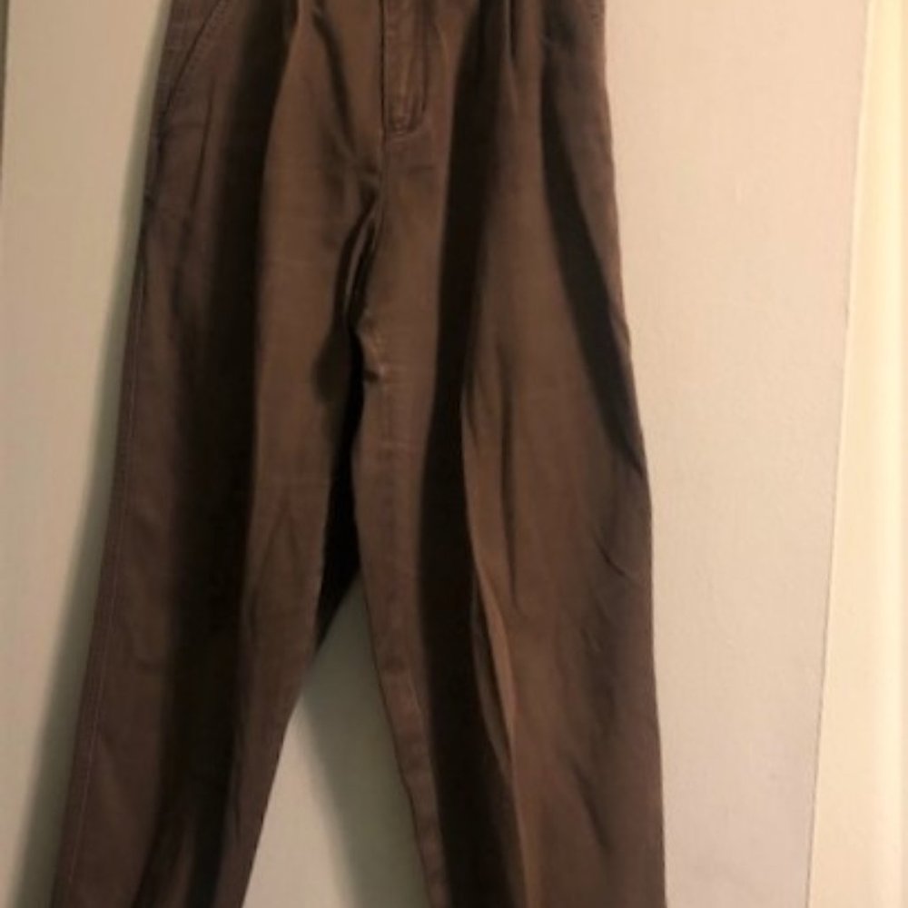 Vintage Women's LizWear Brown Pants - Size 10 Petite